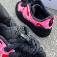 Hand Painted Pink Camo Custom Air Force 1 Sneakers