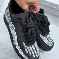 Hand Painted Skeleton Custom Air Force 1 Sneakers