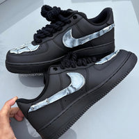 Hand Painted Skeleton Custom Air Force 1 Sneakers
