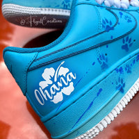 Hand Painted Stitch Custom Air Force 1 Sneakers