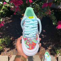 Custom Hand Painted Colorful Air Force 1 Sneakers