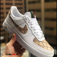 Nike Air Force 1 Shadow Weiß Schwarz Custom