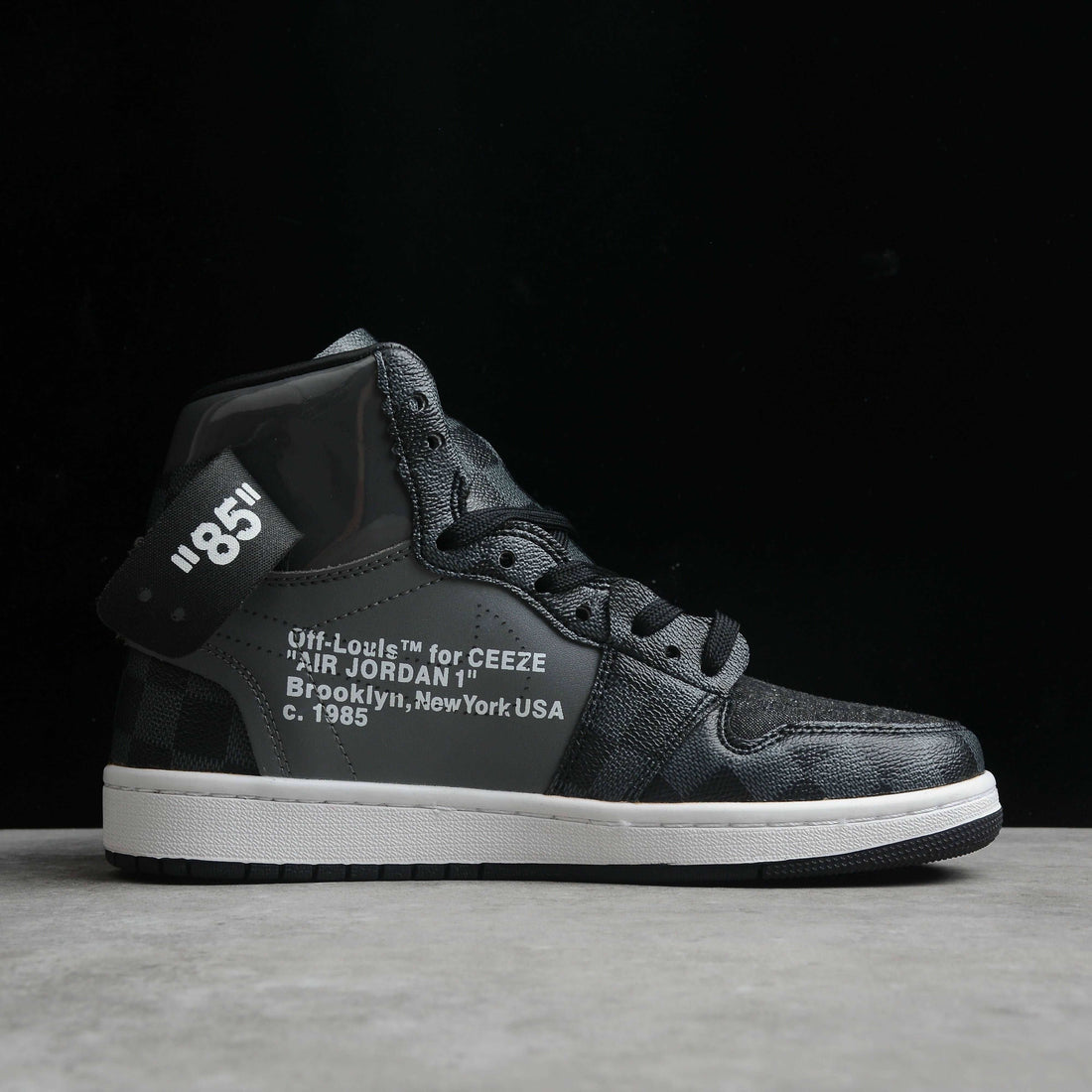 Nike Air Force 1 Shadow Blanco Negro Personalizado