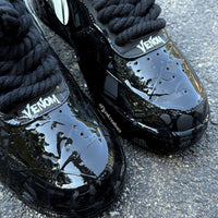 Hand Painted Black Venom Custom Air Force 1 Sneakers