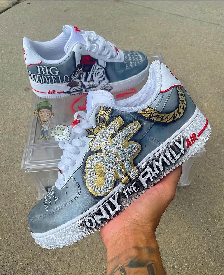 Hand Painted Custom Air Force 1 Personalized Sneakers