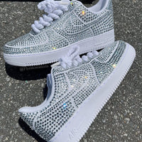 Handmade Rhinestone Custom Air Force 1 Sneakers