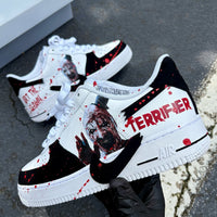 Hand Painted Terrifier Custom Air Force 1 Sneakers