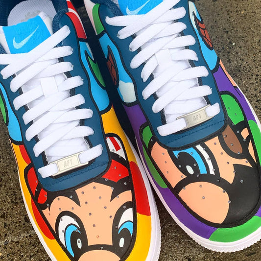 Custom AF 1s Shoes Design Multi - Color