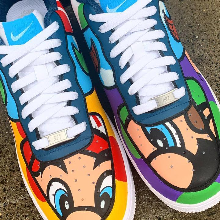 Custom AF 1s Shoes Design Multi - Color