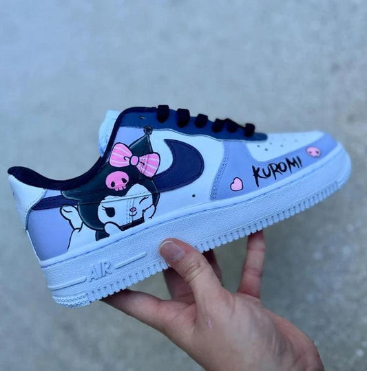 Custom Air Force 1 Baby purple Kuromi Cartoon