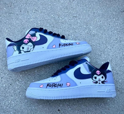 Custom Air Force 1 Baby purple Kuromi Cartoon