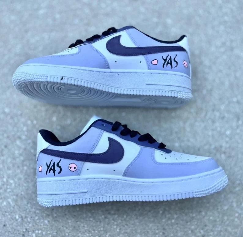 Custom Air Force 1 Baby purple Kuromi Cartoon