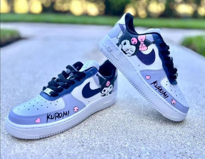 Custom Air Force 1 Baby purple Kuromi Cartoon