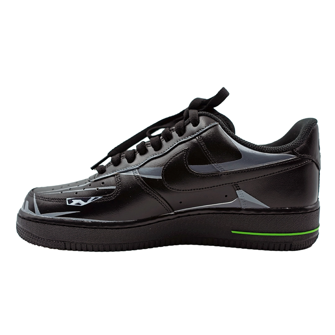 Custom Air Force 1 Black Lamborghini Badge Design