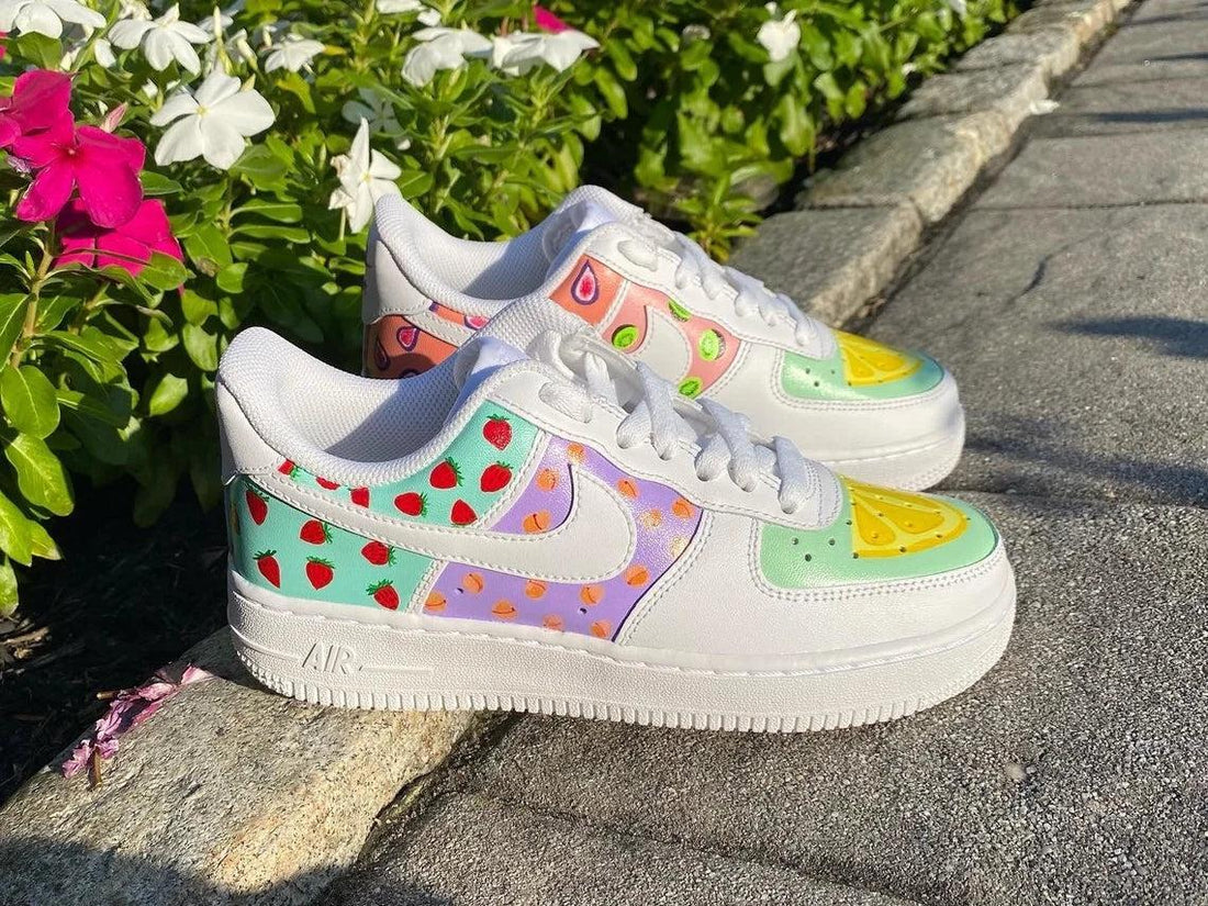 Custom Air Force 1 Colorful Fruit Pattern