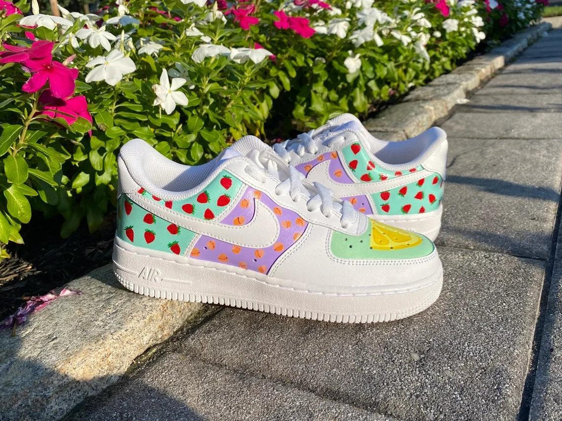 Custom Air Force 1 Colorful Fruit Pattern