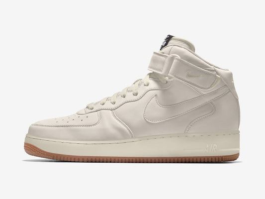 Custom Air Force 1 Cream Simple Design