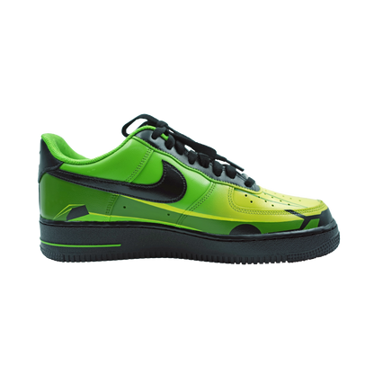 Custom Air Force 1 Green Lamborghini Pattern