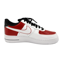 Custom Air Force 1 Red White With Off - Road Pattern
