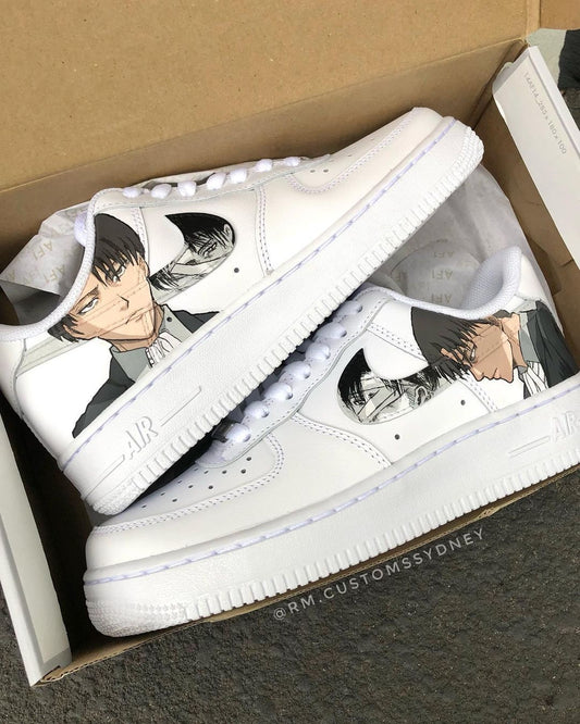 Custom Air Force 1 Shoes Anime Character Design White