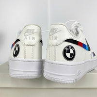 Custom Air Force 1 White BMW Logo And Stripes