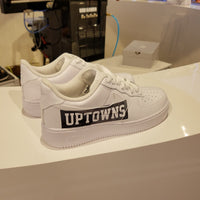 Custom Air Force 1 White Uptowns Graphic