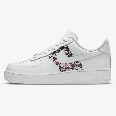 Custom Air Force 1 White With Cartoon Patterns