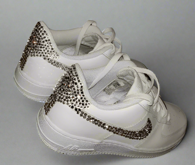 Custom Air Force 1 White With Rhinestones
