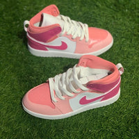 Custom Air Jordan 1 Baby Pink And Magenta