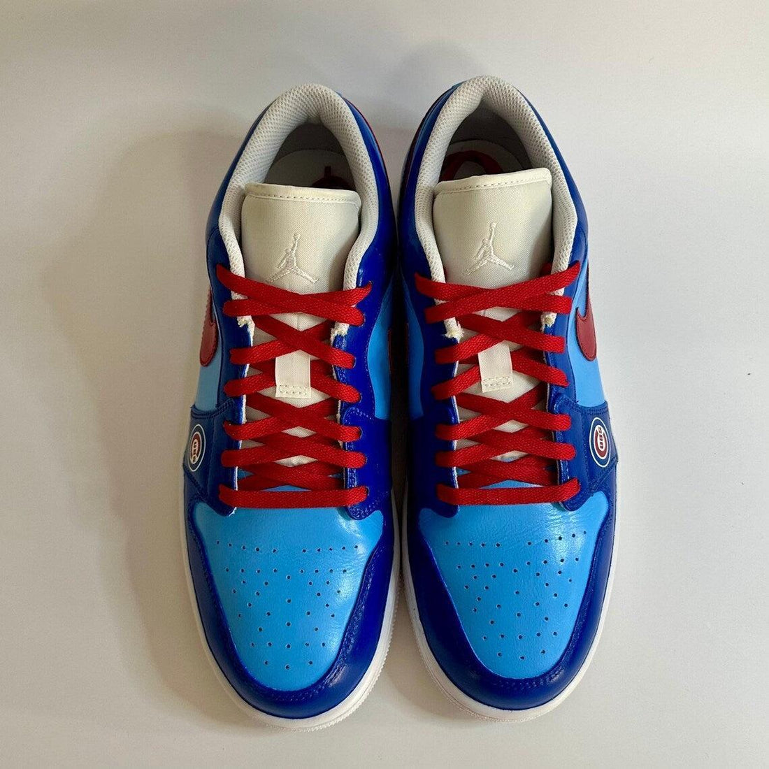 Custom Air Jordan 1 Baby Red Cubs Theme Low
