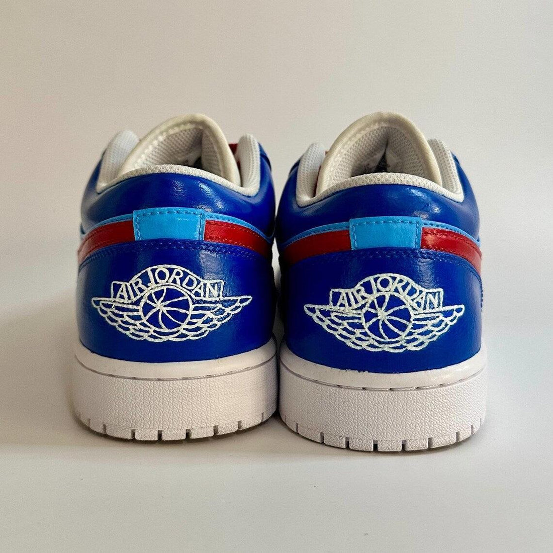 Custom Air Jordan 1 Baby Red Cubs Theme Low