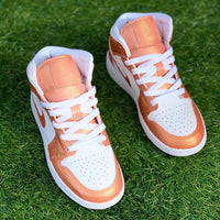 Custom Air Jordan 1 Orange White