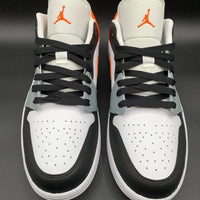 Custom AJ 1s Shoes Orange Black Colorway