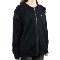 Custom Embroidery Nike Sweatshirt Black Floral