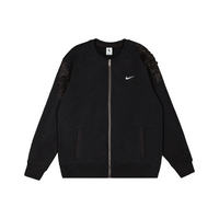 Custom Embroidery Nike Sweatshirt Black Floral
