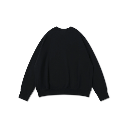 Custom Embroidery Nike Sweatshirt Black With Blue Florals
