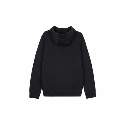 Custom Embroidery Nike Sweatshirt Black With Cat Leaf Pattern