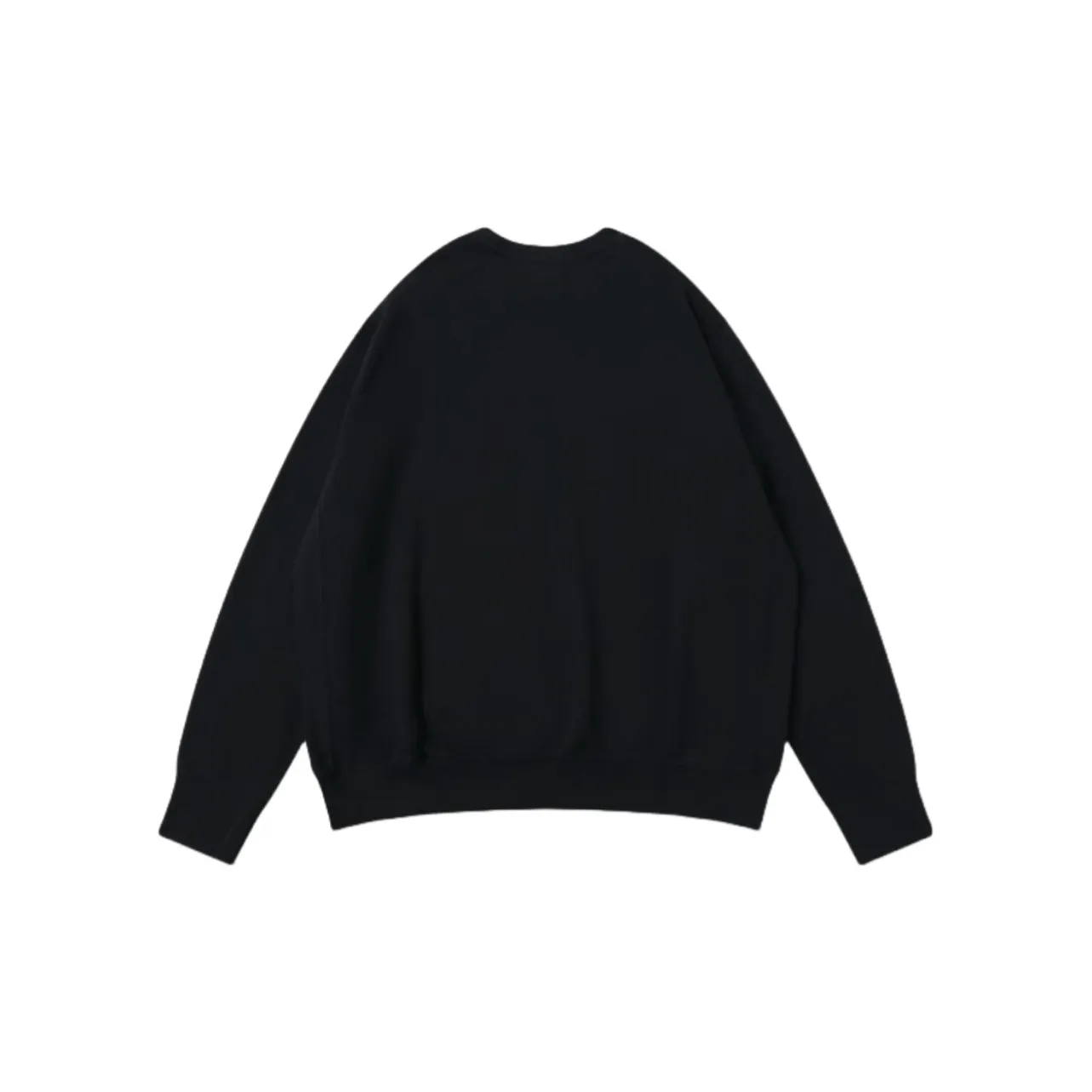 Custom Embroidery Nike Sweatshirt Floral Crescent Design Black
