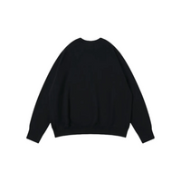Custom Embroidery Nike Sweatshirt Floral Crescent Design Black