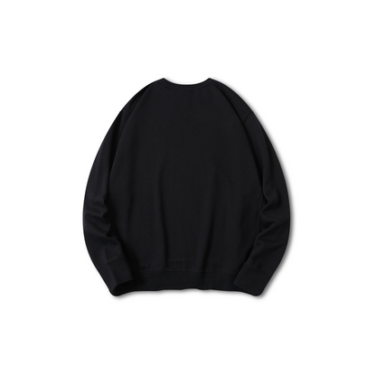 Custom Embroidery Nike Sweatshirt Mountain Tree Design Black