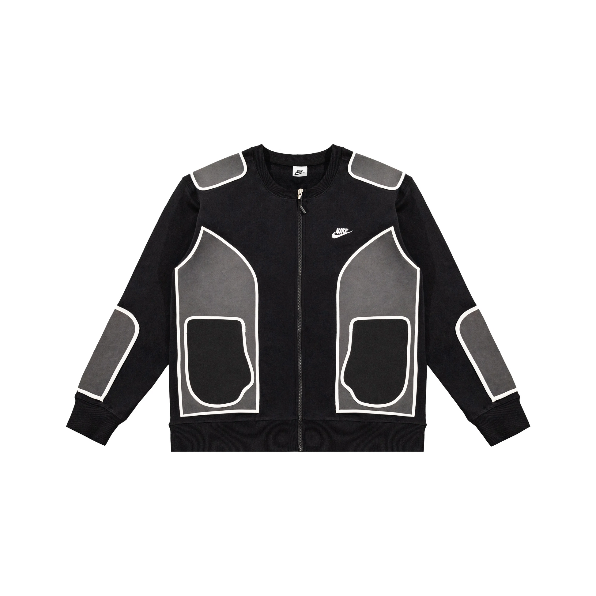 Custom Nike Sweatshirt Black Gray Graphic Design