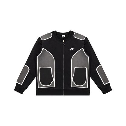 Custom Nike Sweatshirt Black Gray Graphic Design