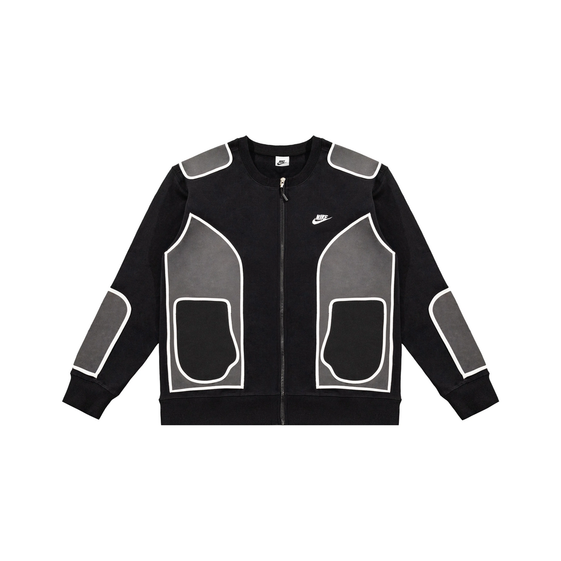 Custom Nike Sweatshirt Black Gray Graphic Design