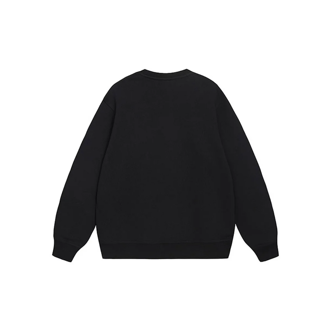 Custom Nike Sweatshirt Black Showcasing Paisley Elements