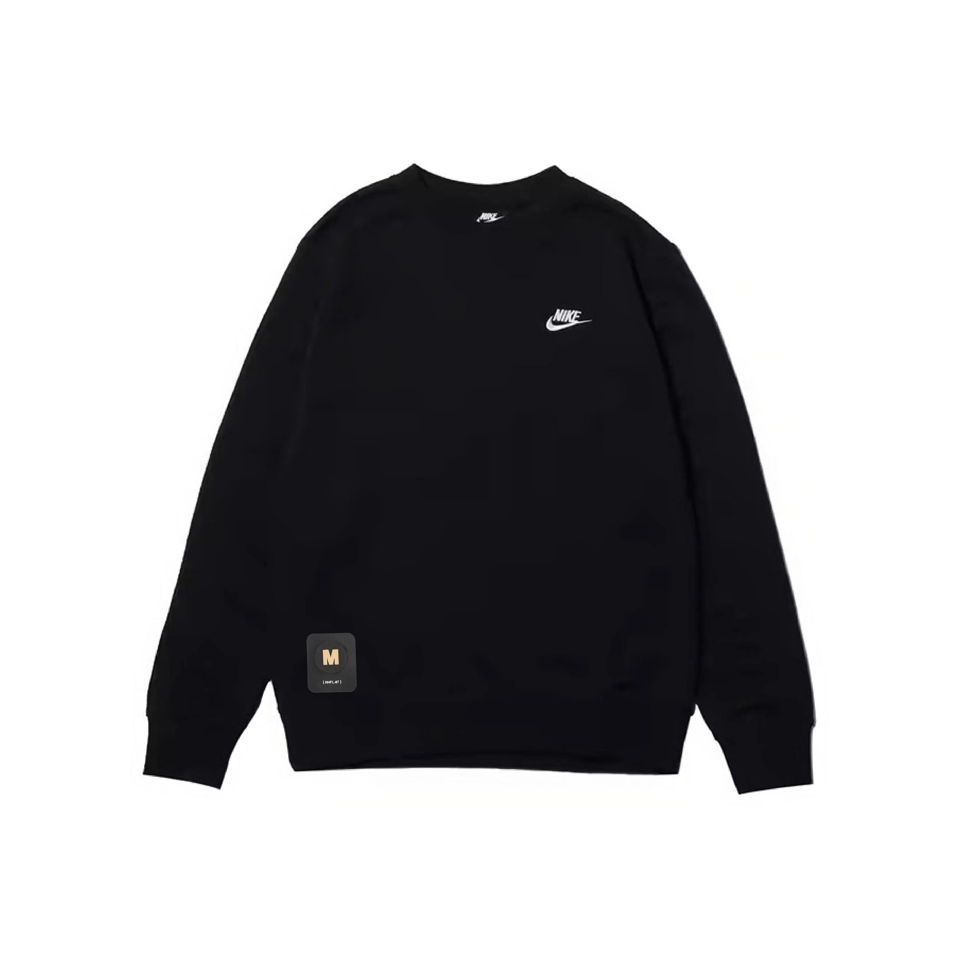 Custom Nike Sweatshirt Black With Nike Logo