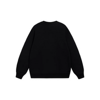 Custom Nike Sweatshirt Black With Square Patch