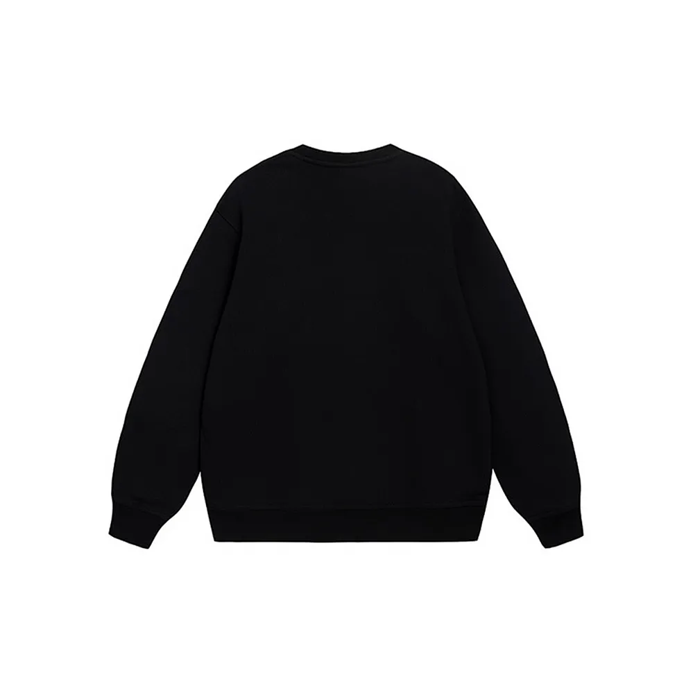 Custom Nike Sweatshirt Black With Teddy Bear