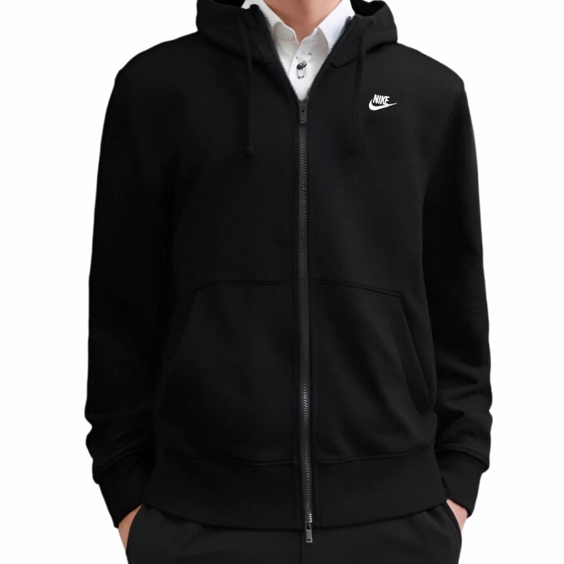 Custom Nike Sweatshirt With Blue Cartoon Rat Graphic on Back