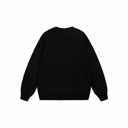 Custom Nike Sweatshirt With PAnda Pattern on Red Stripes