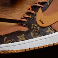 OFF-LOUIS LV Custom Air Jordan 1